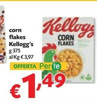 Pam Kellogg's - Corn Flakes 375 G(ml) offerta