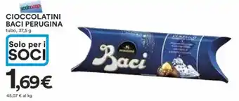 CIOCCOLATINI BACI PERUGINA tubo, 37,5 g