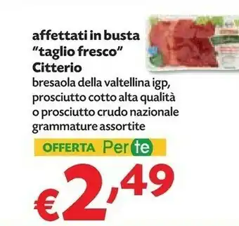 Pam Citterio Bresaola Della Valtellina Igp offerta