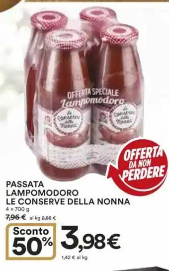 PASSATA LAMPOMODORO LE CONSERVE DELLA NONNA 4 x 700 g