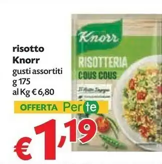 Pam Knorr Risotto offerta