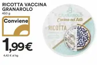 Ipercoop RICOTTA VACCINA GRANAROLO 450 g offerta