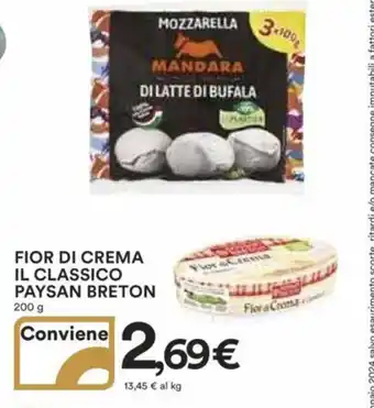 Ipercoop FIOR DI CREMA IL CLASSICO PAYSAN BRETON 200 g offerta