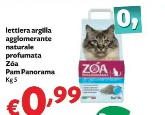 Pam Pam Panorama Lettiera Argilla Agglomerante Naturale Profumata Zóa offerta