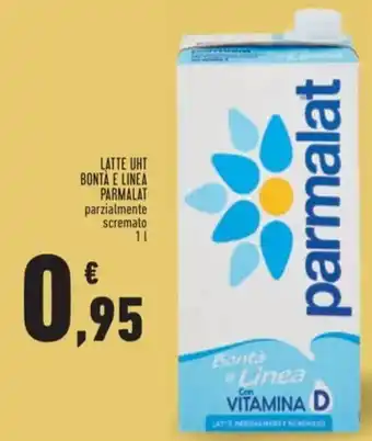 Conad Superstore LATTE UHT BONTÀ E LINEA PARMALAT parzialmente scremato offerta