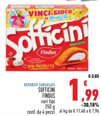 Conad Superstore SOFFICINI FINDUS conf. da 4 pezzi offerta