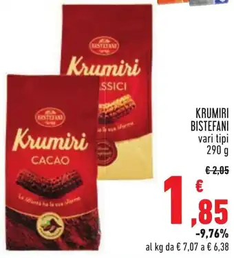 Conad Superstore KRUMIRI BISTEFANI vari tipi 290 g offerta