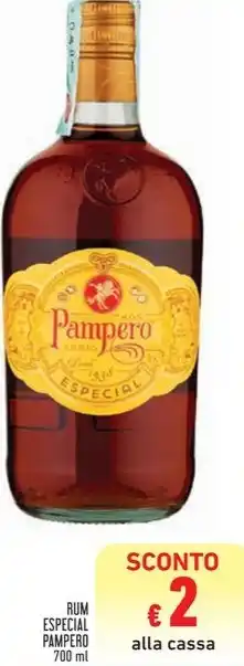 Conad Superstore RUM ESPECIAL PAMPERO offerta