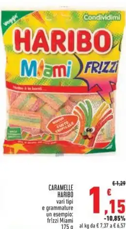 Conad Superstore CARAMELLE HARIBO vari tipi 175 G offerta