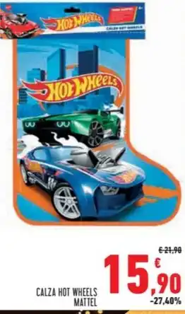 CALZA HOT WHEELS MATTEL