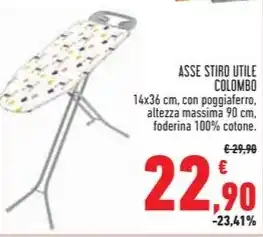 Conad Superstore ASSE STIRO UTILE COLOMBO 14x36 cm offerta