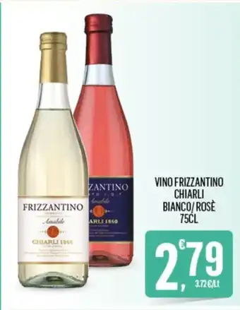 Despar VINO FRIZZANTINO CHIARLI BIANCO/ROSE 75CL offerta