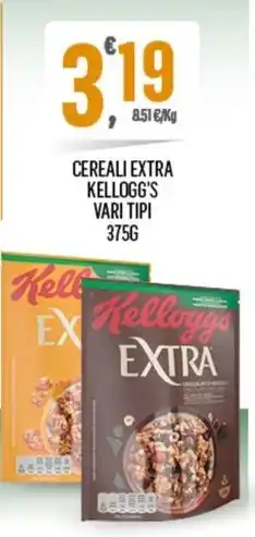 Despar CEREALI EXTRA KELLOGG'S VARI TIPI 375G offerta