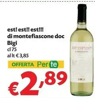 Pam Bigi Est! Est! Est! Di Montefiascone Doc 75 Cl offerta