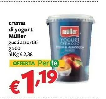 Pam Muller Crema Di Yogurt Caffè 500 G(ml) offerta