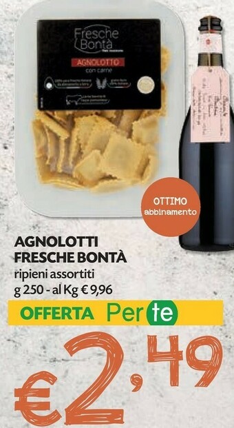 Pam Fresche Bonta Agnolotti offerta