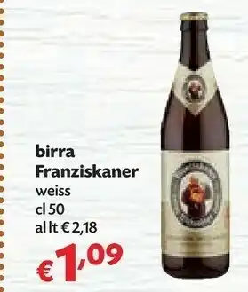 Franziskaner Birra Weiss 50 Cl