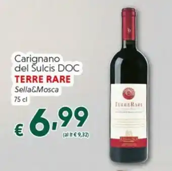 DiMeglio Carignano del Sulcis DOC TERRE RARE Sella&Mosca 75 cl offerta
