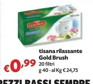 Panorama Gold Bush - Tisana Rilassante A Base Di Tiglio, Melissa E Camomilla 40 G(ml) offerta