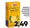 Enne Market BARILLA EMILIANE ALL'UOVO LASAGNE GR. 500 offerta