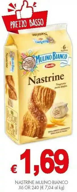 Mulino Bianco Nastrine 240 G(ml)