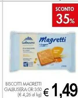 PrestoFresco Galbusera Biscotti Magretti offerta