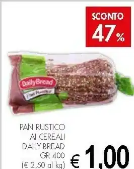 PrestoFresco Daily bread Pan Rustico Al Cereali offerta