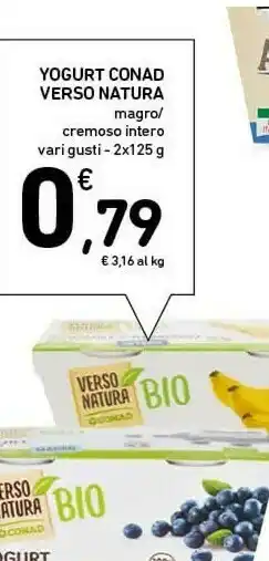 Conad Superstore Natura bio Yogurt offerta