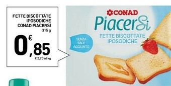 Conad Superstore Fette biscottate offerta