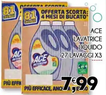 Enne Market ACE LAVATRICE LIQUIDO 27 LAVAGGI X3 offerta