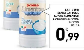 Conad Superstore Latte parzialmente scremato offerta