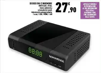 Conad Superstore Nordmende Decoder Dvb-t2 offerta