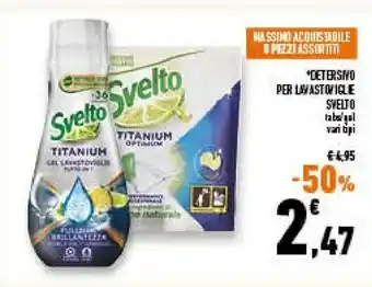 Conad Superstore Svelto Detersivo Per Lavastovigle offerta