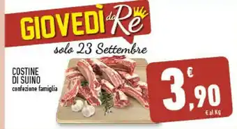 Conad Superstore Costine Di Suino offerta