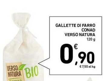 Conad Superstore Natura bio Gallette di mais offerta