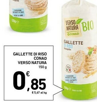 Conad Superstore Gallette di mais offerta
