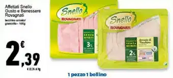 Conad Superstore Rovagnati Affettati Snello Gusto E Benessere offerta