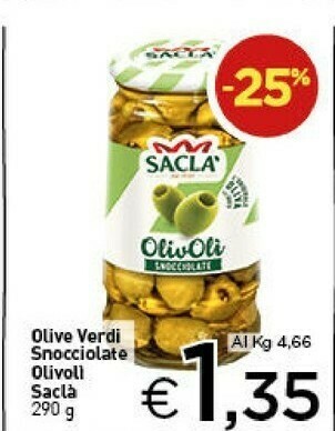 Crai Saclà Olivoli Snocciolate 290 G(ml) offerta