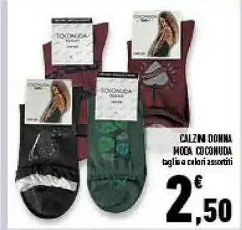 Conad Superstore Moca Coconuda Calzini Donna offerta