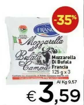 Crai Francia Mozzarella Di Bufala offerta