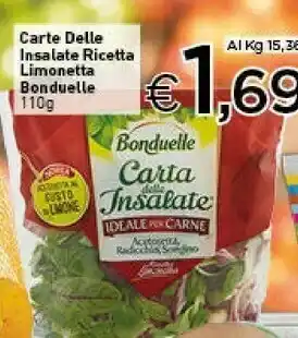 Crai Bonduelle Carte Delle Insalate Ricetta Limonetta offerta