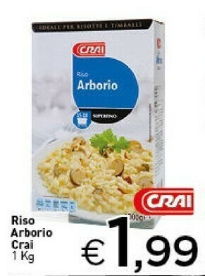 Crai Crai Riso Arborio offerta