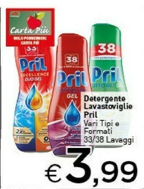 Crai Pril Detergente Lavastoviglie offerta