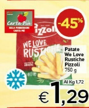 Crai Pizzoli Patate We Love Rustiche offerta