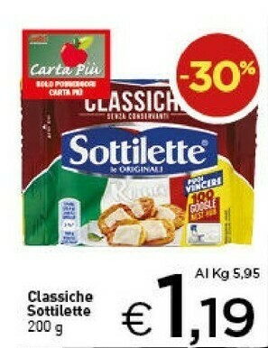 Crai Sottilette offerta