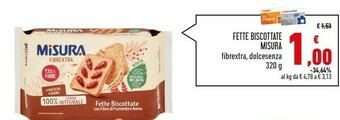 Conad Superstore Misura Fette biscottate offerta
