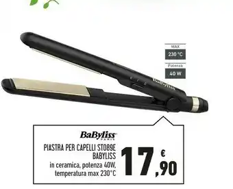Conad Superstore Babyliss Piastra per capelli offerta