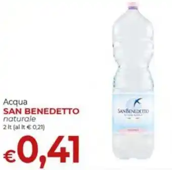 Acqua SAN BENEDETTO naturale 2 lt