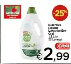 Crai Crai Detersivo Liquido Lavatrice Eco offerta