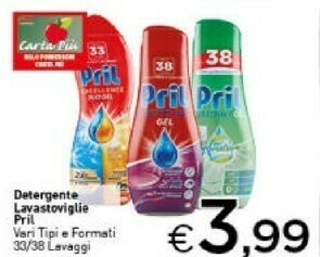 Crai Pril Detersivo Lavastoviglie offerta